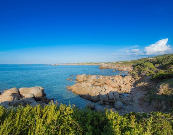 Granite rocks and clear water on the Costa Smeralda, Sardinia