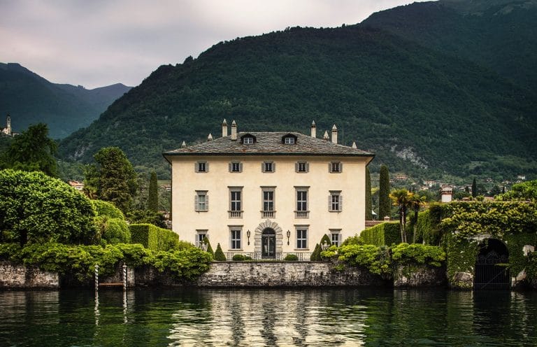 Villa Balbiano on the shore of Lake Como