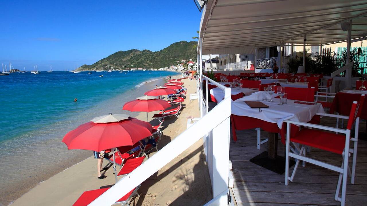 best beachfront restaurant st martin