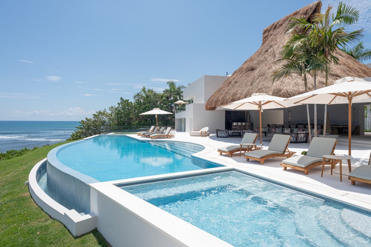 Villa Akai is a striking Punta Mita oceanfront property that exudes a minimalist Zen info@hauteretreats.com