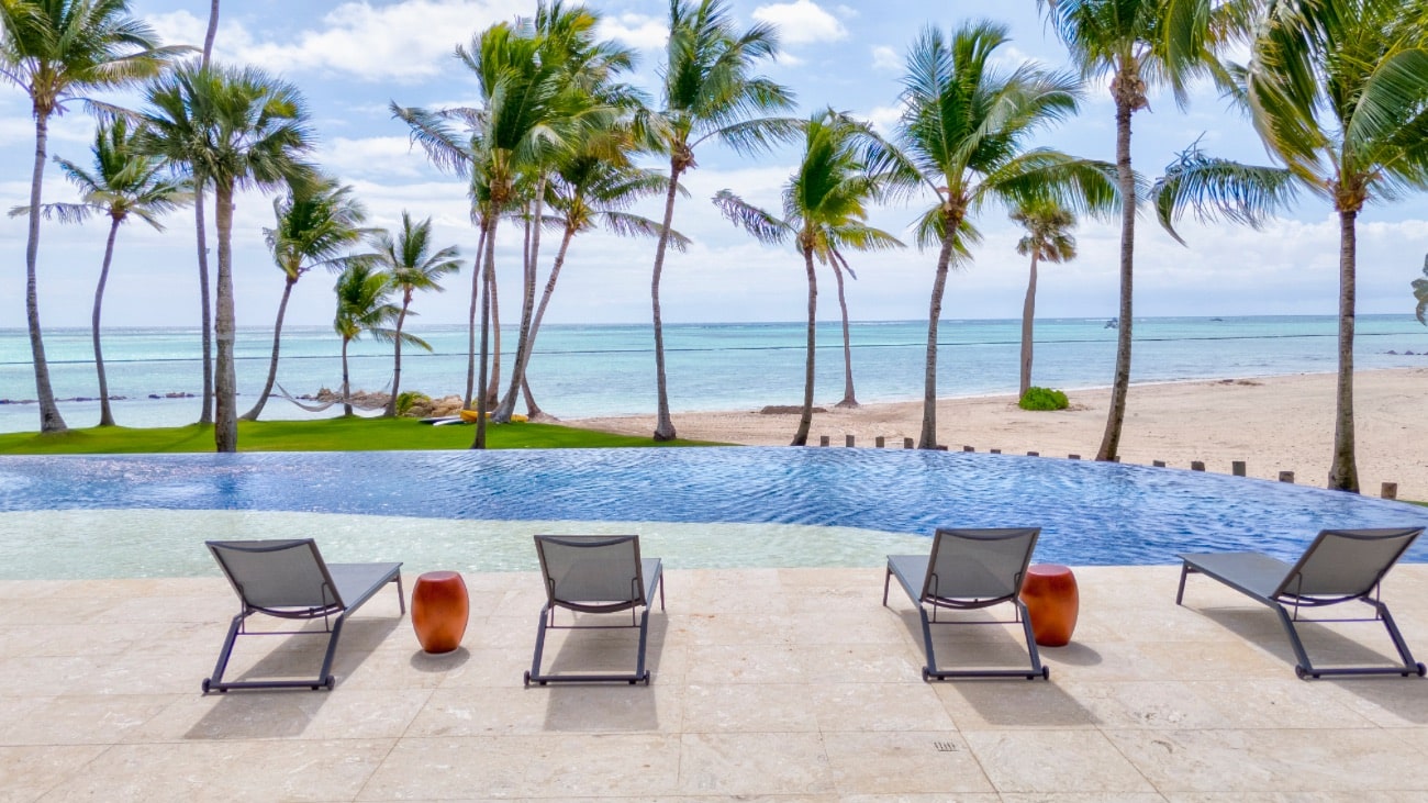 Punta Cana beachfront villa rentals by Haute Retreats