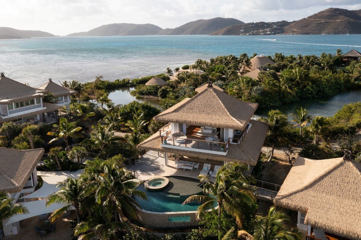 Discover The Branson Estate on Moskito Island, a luxurious retreat in the tranquil British Virgin Islands, blending hotel luxury with homely comfort.