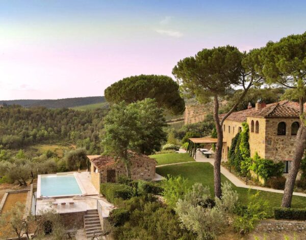 Luxury Villa Rentals and Mansions for Rent | Haute Retreats | 5 Tuscany villa rental with pool among pines in the hills