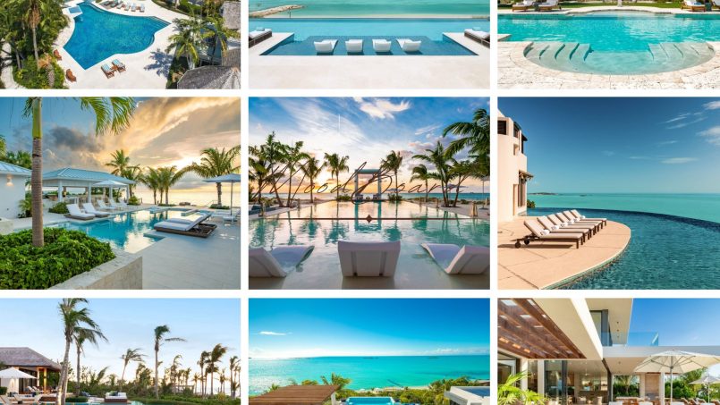 most beautiful homes with swimming pools in turks and caicos