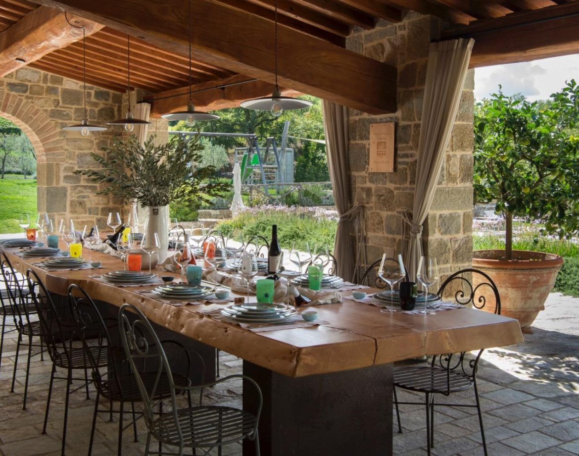How One Family with Kids Spent a Magical Week in a Villa in Chianti in July