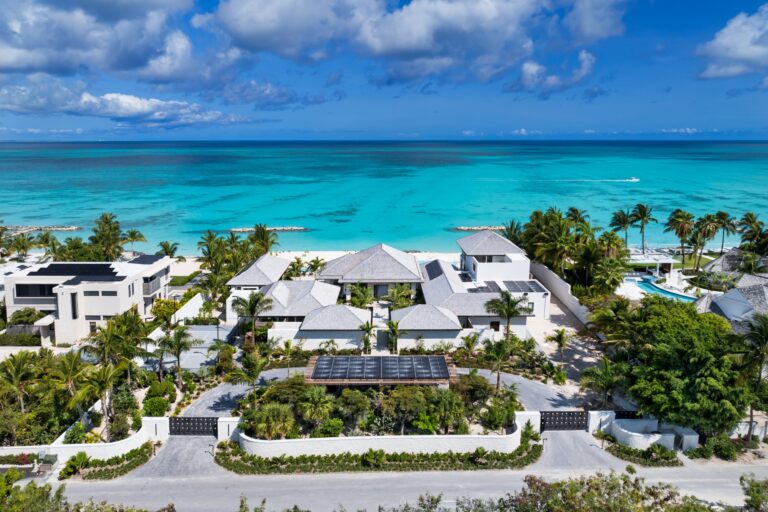Villa Footprints, an eight-bedroom beachfront villa on Grace Bay