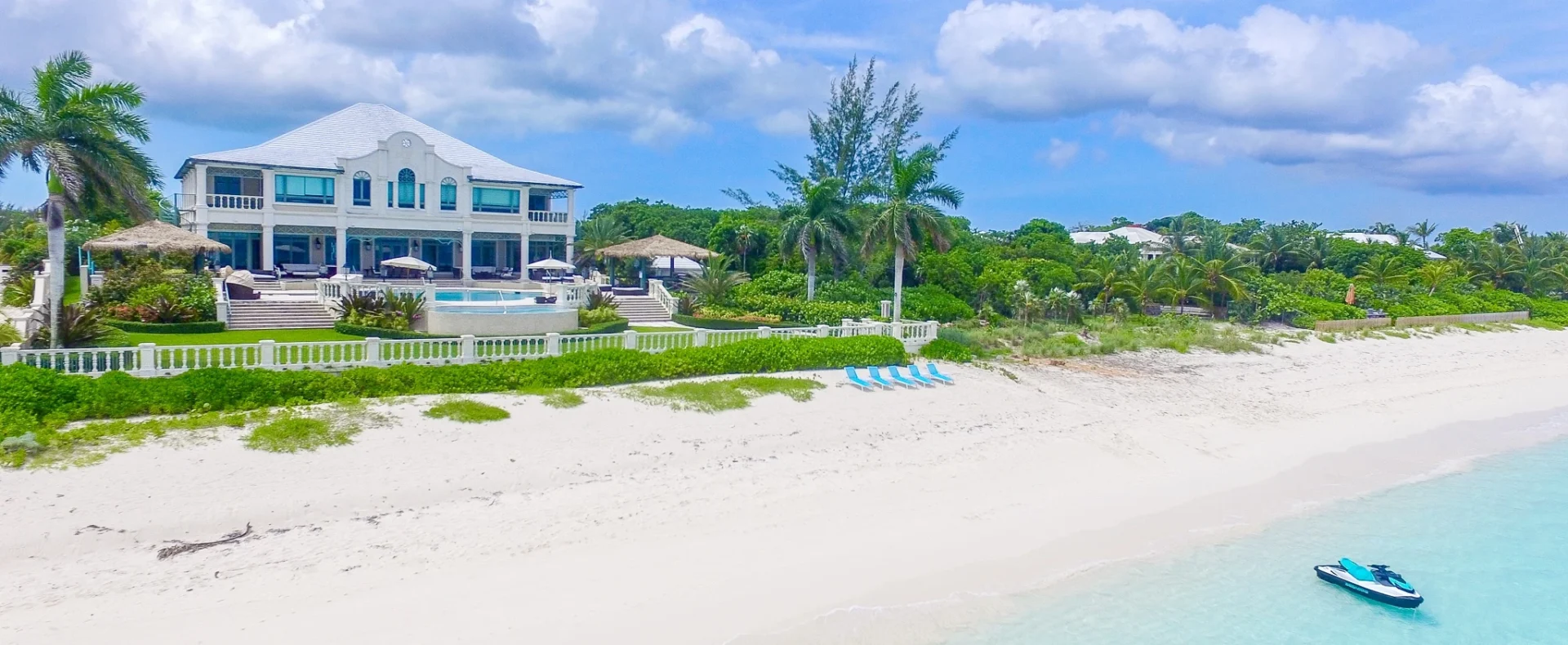 Short Flights from NYC to the Beach: Sun & Sand Fast 1 Villa C&B By The Sea on the beach at Old Fort Bay, Nassau, the Bahamas