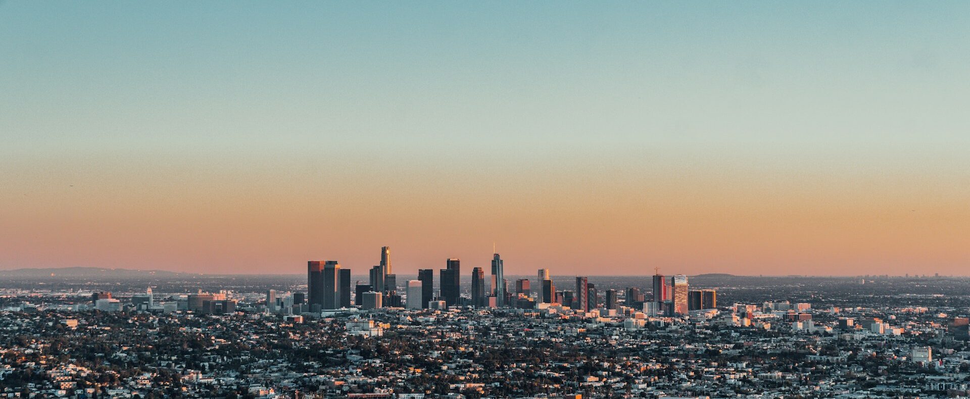 What is the Safest part of Los Angeles to stay in 1 Los Angeles skyline at sunset