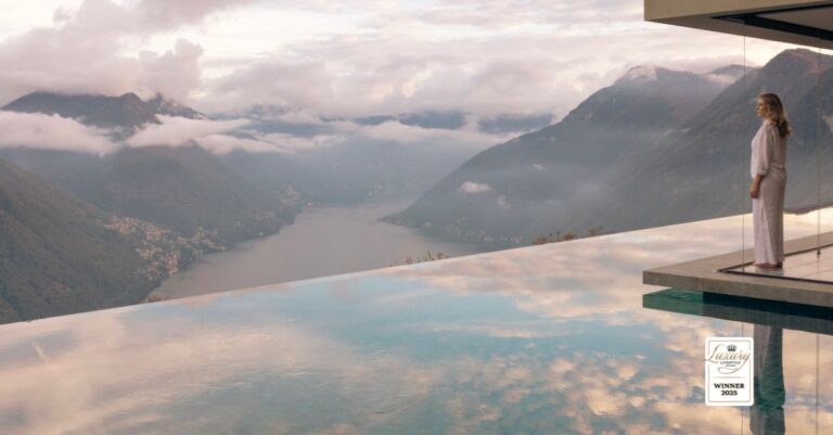 Stunning view from luxury villa balcony. italian villas by haute retreats