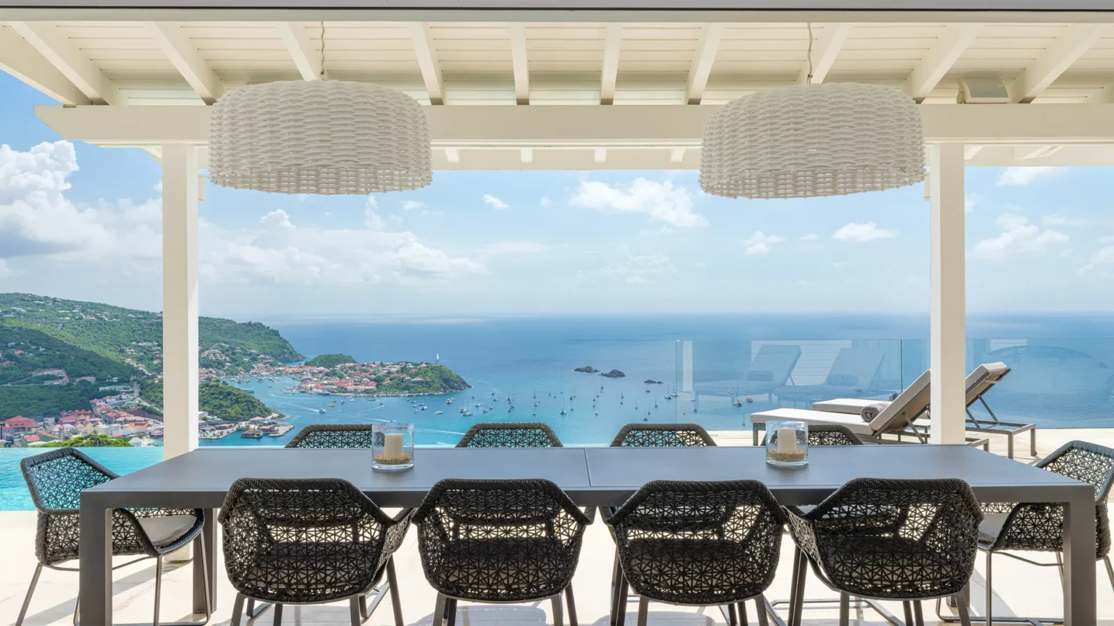 Luxury St Barts Vacation: The Ultimate Guide to Island Indulgence - st barth villa rental VILLA THE VIEW STBARTS Haute Retreats KITCHEN DINING AREA 1.jpg