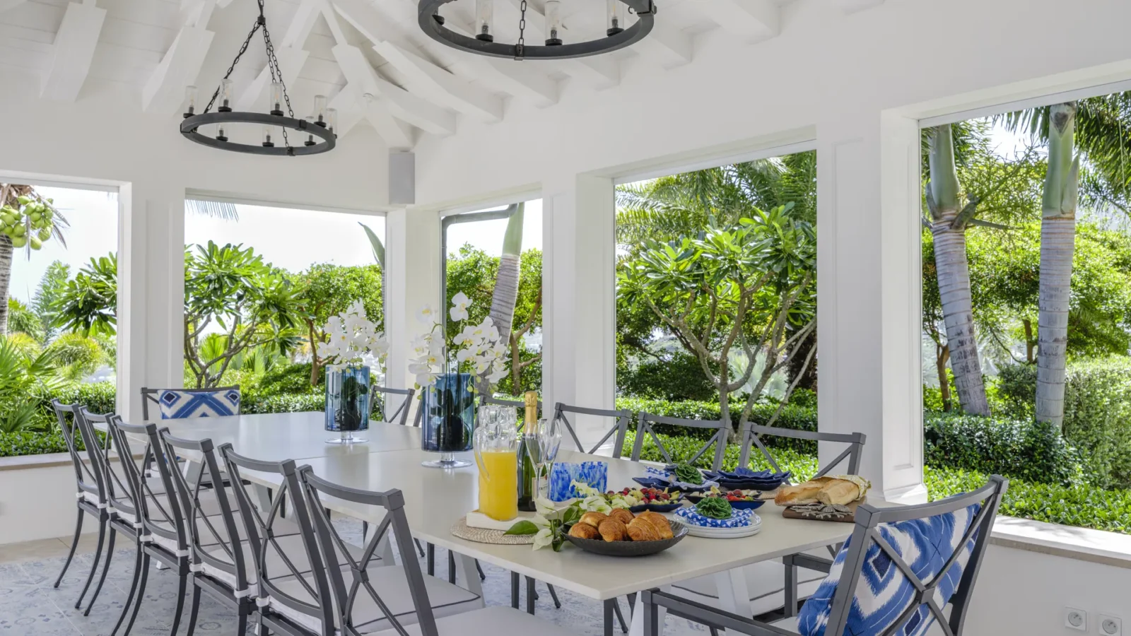 How to Get to St Barts from the US: A Luxury Travel Guide - st barth villa rental VILLA ANTARES STBARTS MYVILLAINSTBARTH KITCHEN DINING AREA 14