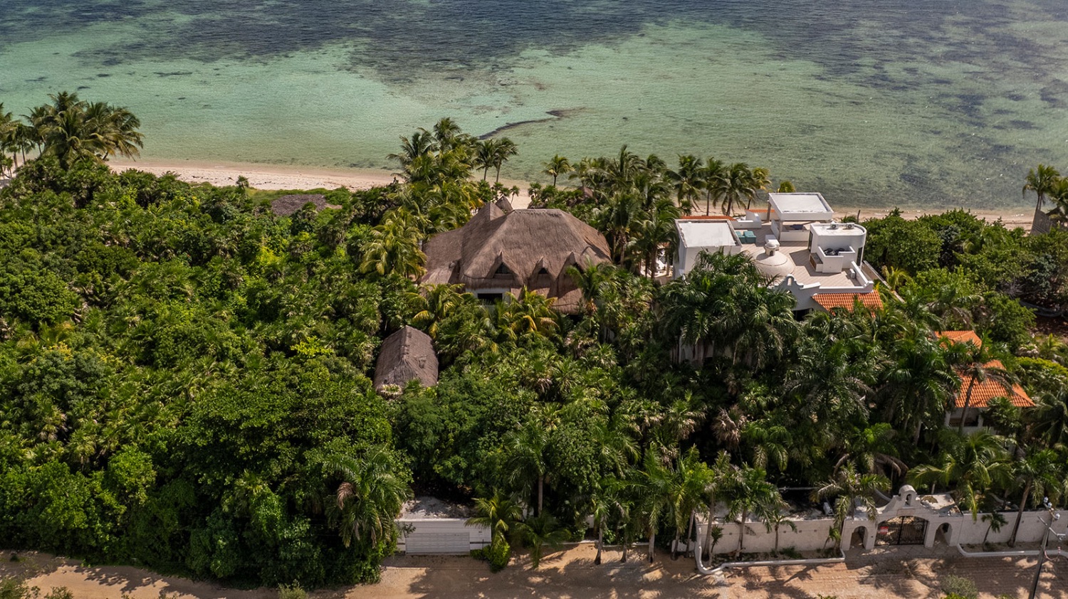 beachfront home in Tulum on Soliman Bay