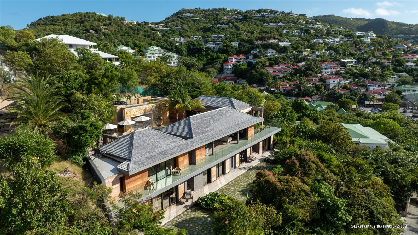 St Barts for the Holidays: Christmas Week vs New Year's vs the January Window — Choosing Your Dates - st barth villa rental VILLA MAUD STBARTS HAUTE RETREATS AERIAL VIEWS 10